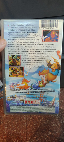 Película Todos Los Perros Van Al Cielo 2 Vhs 1