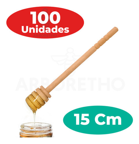 100 Colheres P/ Mel Madeira Dipper 15 Cm Apicultura Pega Mel 1 100 Colheres P/ Mel Madeira Dipper 15 Cm Apicultura Pega Mel 1
