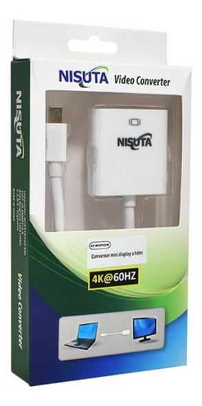 Conversor Mini Display Port A Hdmi 4k Nisuta Nsmidphd4k 1 Conversor Mini Display Port A Hdmi 4k Nisuta Nsmidphd4k 1