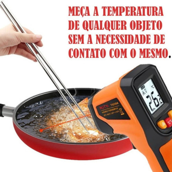 Termômetro Infravermelho Industrial E Culinário -50 Á 600° 1