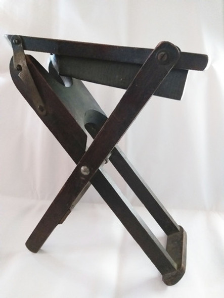 Lustrabotas Antiguo De Madera - Plegable 0