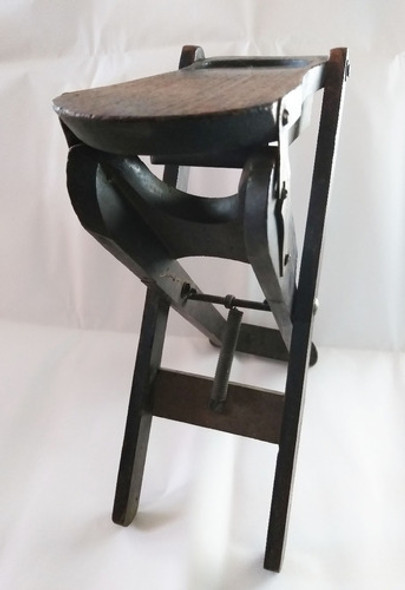 Lustrabotas Antiguo De Madera - Plegable 1