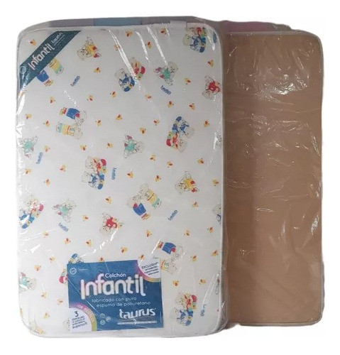 Colchon Cuna Practicuna 100x50x10 Espuma Tela Impermeable 1