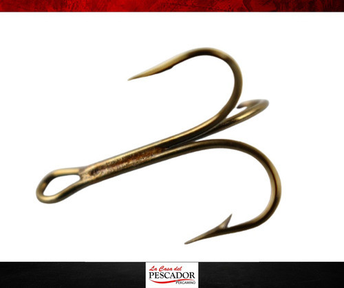 Anzuelos Triples Mustad 3563 3/0 Para Señuelos X 10 Unidades 1