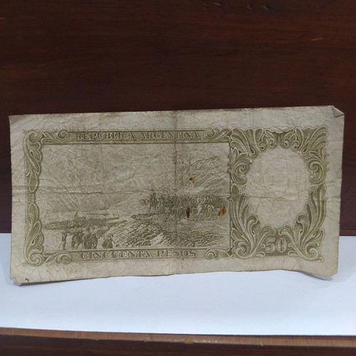 Billete 50 Pesos Moneda Nacional Reposición Bottero 2026 1