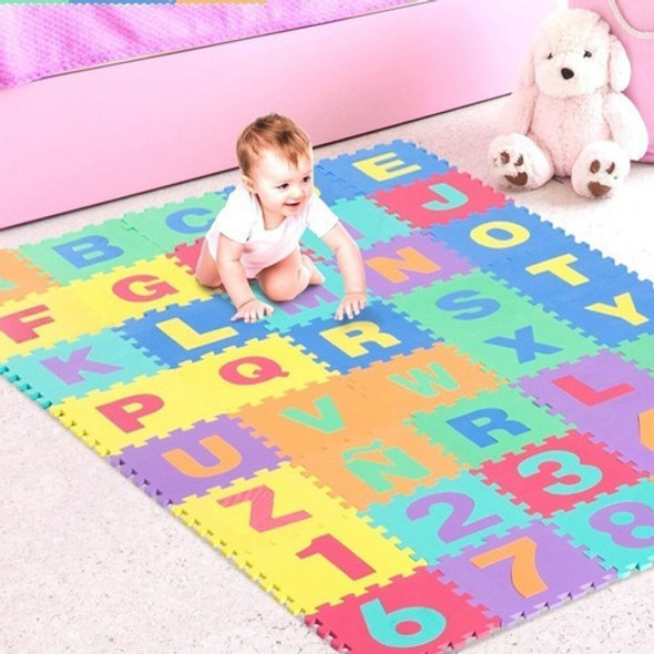 Tatame Placa Eva Infantil Alfabeto Números 30x30cm 7mm 1