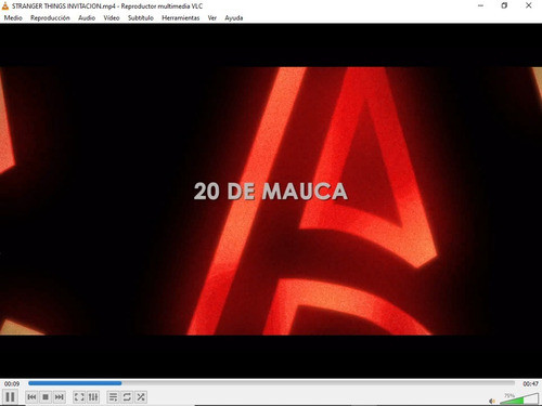 Video Invitacion Strangers Things 1