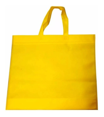 200 Bolsas De Friselina Tela Eco 40x45 80g Amarillas Lisas 0