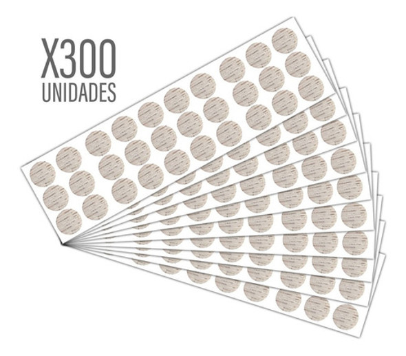 Tapa Tornillos Adhesivos Melaminico X 300 Unid Color Venezia 0