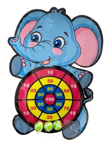 Tiro Al Blanco Tela Pelotas C Velcro Infantil Baby Club 8899 0