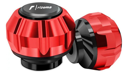 Sliders Tapa Tuerca Delantero Rizoma Rojo Par 0