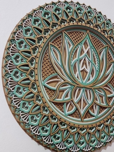 Mandalas Flor De Lótus 3d 0