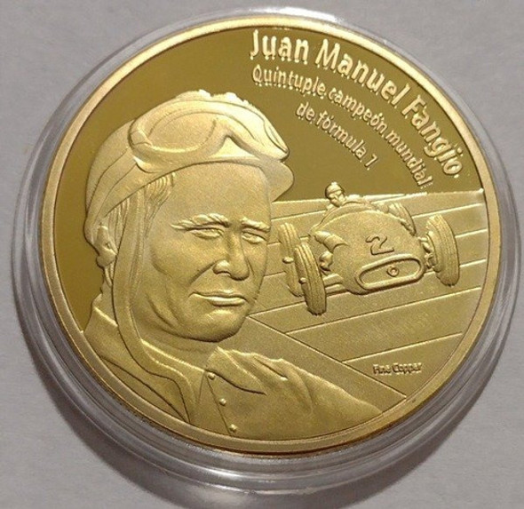 Argentina Medalla Juan Manuel Fangio - Colección 1 Argentina Medalla Juan Manuel Fangio - Colección 1