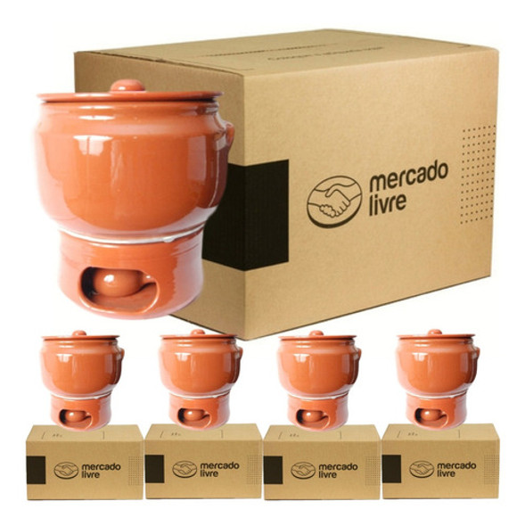 Rechaud Barro Completo Gigante Com Caçarola N5 Motta 0