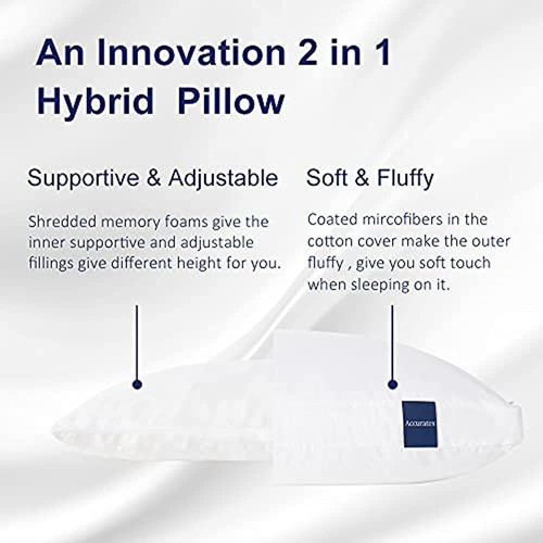 Dreamland Ropa De Cama Almohada De Espuma Viscoelástica Trit 1