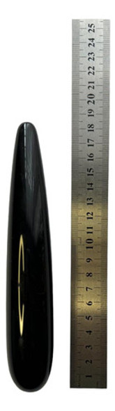 Masajeador Vara Piedra Obsidiana Negra Natural Linea Diosa 1 Masajeador Vara Piedra Obsidiana Negra Natural Linea Diosa 1