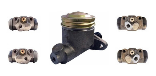 Kit Bomba De Freno + 4 Cilindros De Rueda Ford F100 F350 0