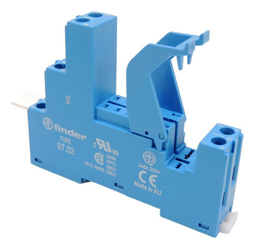 Base Soquete Para Relé Finder 97.02 Spa 2co-dpdt 1