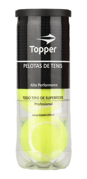 Topper Tubo Pelotas X3 Tenis Fluo 0