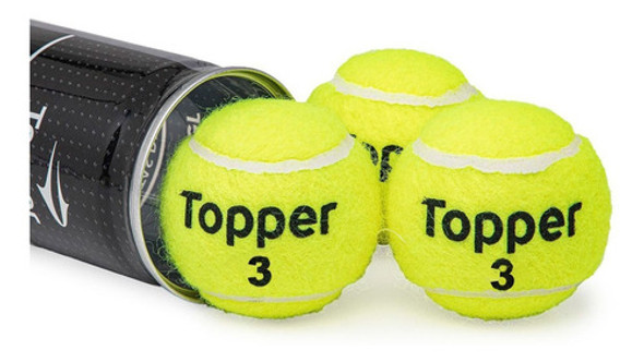 Topper Tubo Pelotas X3 Tenis Fluo 1