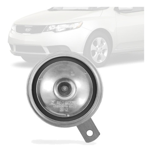 Buzina Fiamm Paquerinha Universal Aguda Hk9h Kia Cerato 0