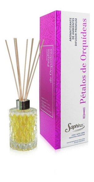 Difusor Premium Saphirus Petalos De Orquidia 130ml 0