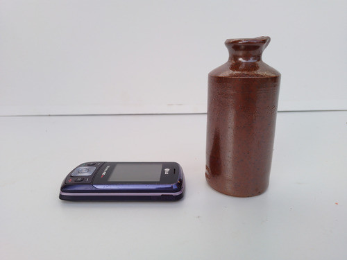 Antigua Botella Porrón Gress Bourne Denby De Tinta, 12cm 1
