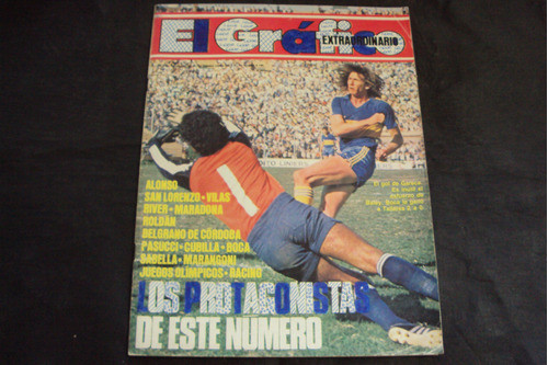 Revista El Grafico # 3361 - Tapa Gol De Boca ( Gareca ) 0