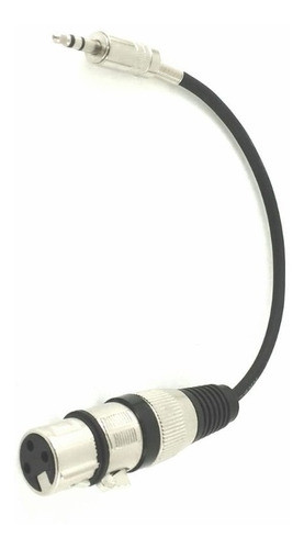 Cabo Adaptador   Xlr Fêmea X P2 Stereo  20 Cm  Balanceado 1