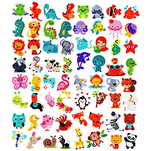Kit De  Pintura De Diamantes 5d Stickers Para Chicos 64pz 1