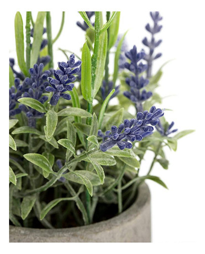 Velener Mini Flores Falsas De Lavanda En Maceta Para 1