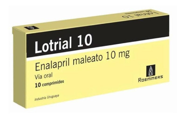 Lotrial 10 Mg 10 Comprimidos 0