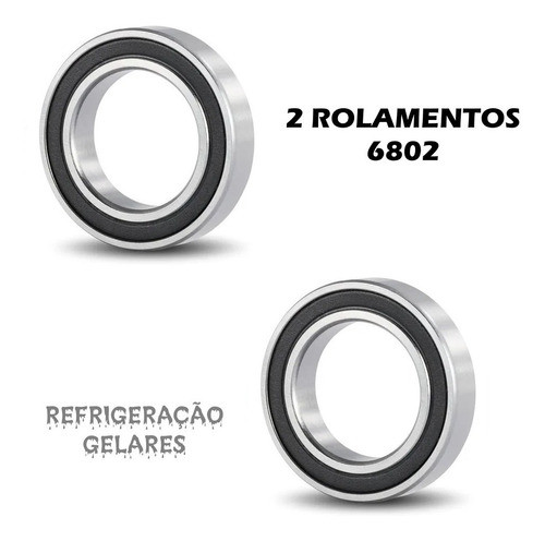 2 Rolamentos 6802 Electrolux 15 1