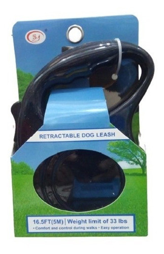 Correa Extensible / Retractil Para Perro 5 Mts / 15 Kg 0