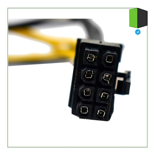 Adaptador De 8 Pines Para Placa Vga A 2 Molex Nisuta 1
