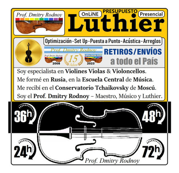 Violonchelo Arreglos En General Afinación Prof Dmitry Rodnoy 0