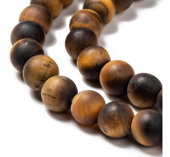 Tira De Piedra Natural Ojo De Tigre Mate (6 Mm) 0