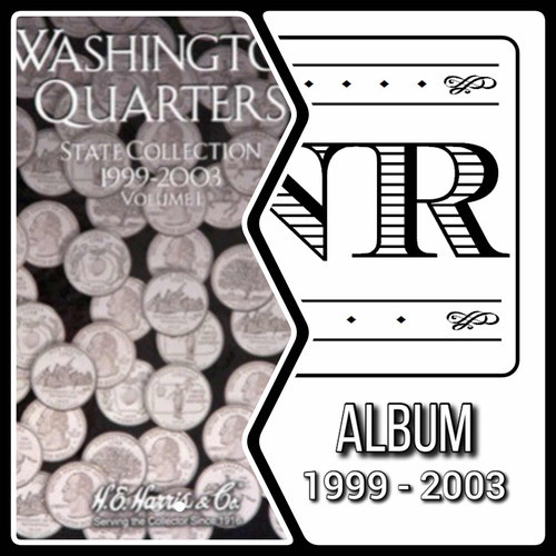 Álbum Cuartos Estados Dolar Eeuu - 1999 - 2003 - P & D -25 C 0