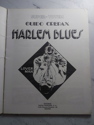Harlem Blues. Guido Crepax. Ian1120 1
