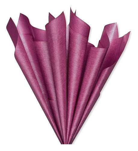 Papiro 8 Hojas De Papel De Seda Rosa Brillante Para Regalos, 1