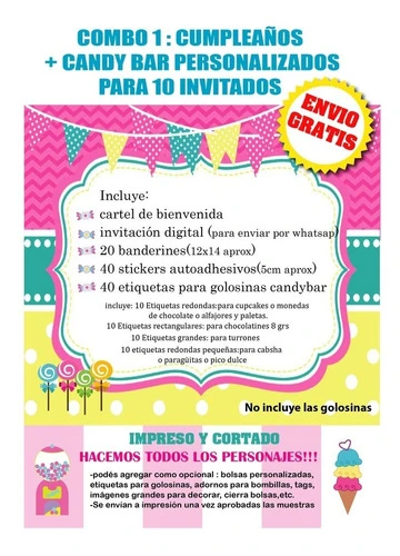Kit Cumpleaños Gravity Falls  Personalizado 1