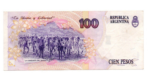 Billete Argentina 100 Pesos Convertibles 1º Dis Bot 3083 Ex 1