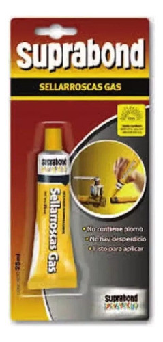 Sellarroscas Suprabond Para Caños De Gas 25ml 0