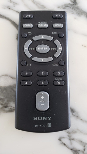 Palermo Original Sony Control Remoto Para Stereo Rm-x201 0