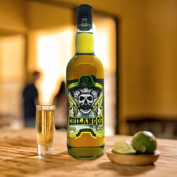Licor Al Tequila Dorado Distrito Federal Chilango´s 750ml 1