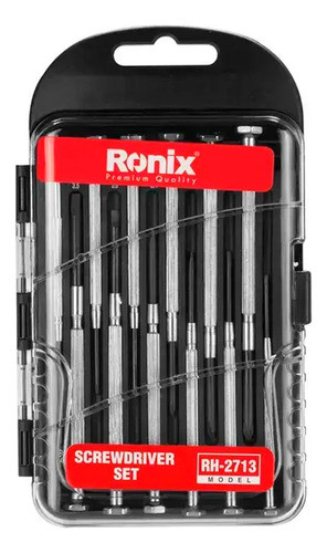 Juego De Destornilladores Perilleros Ronix 12pz Rh-271 G P 0
