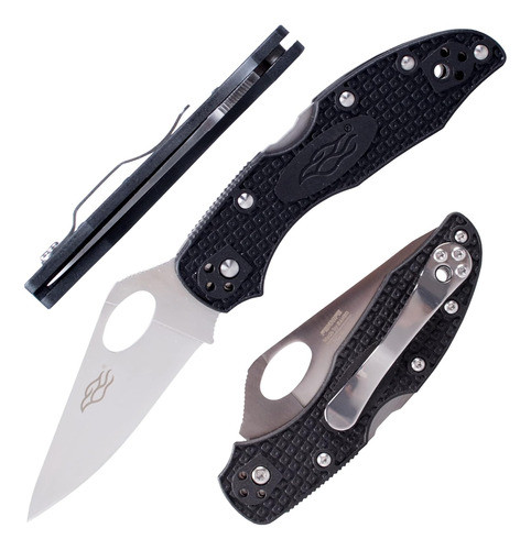 Cuchillo Plegable De Bolsillo Hoja De Acero Inoxidable 440c 0