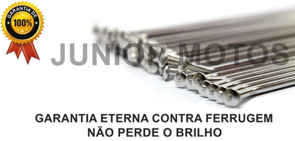 Jogo De Raios Inox Bace 3,5mm Par Xre 300 1 Jogo De Raios Inox Bace 3,5mm Par Xre 300 1