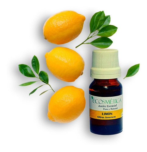 Aceite Esencial Natural De Limon Frasco 10ml Ecosmetica 0