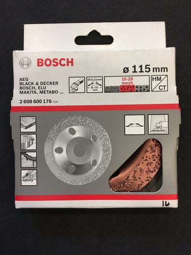 Vaso De Amolar 115mm Plano Medio Desbaste Bosch 2608600176 0